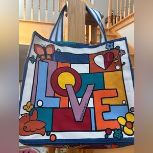 Brighton Colorful Butterfly Tote Bag
